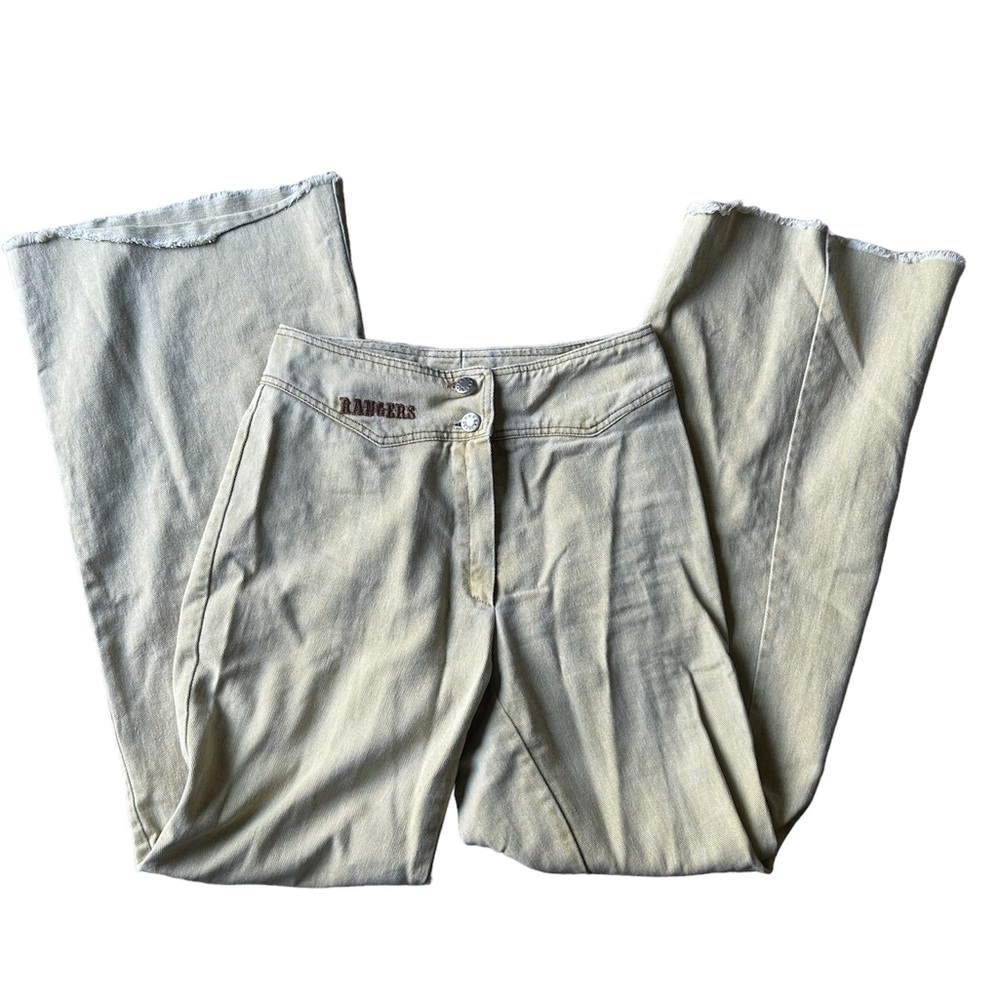 vintage rangers western style high waisted wide leg pants
